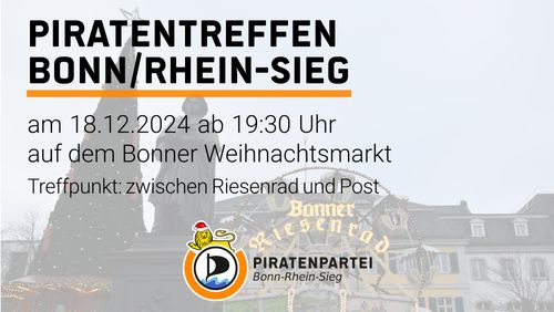 Piratentreff der Piratenpartei Bonn-Rhein-Sieg