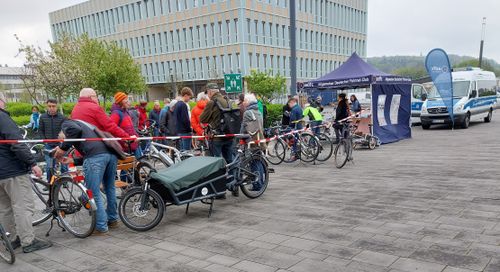 Gebrauchtfahrradmarkt des ADFC mit dem AStA der Uni Bonn