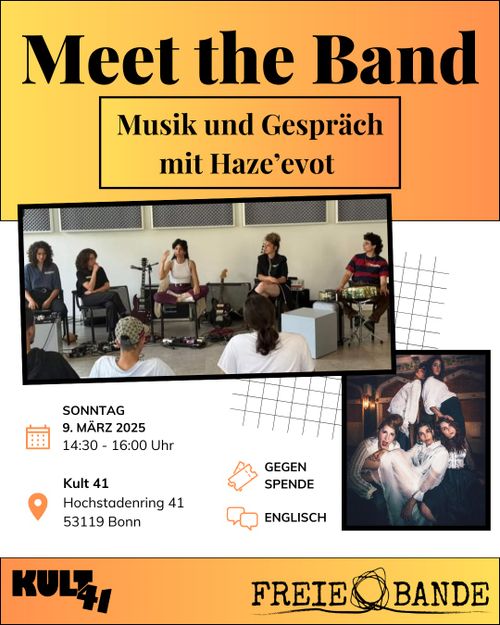 Meet the Band – Musik und Gespräch mit Haze’evot