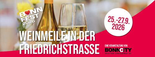 WeinMeile zum BonnFest 2026