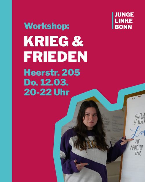 Workshop Krieg, Frieden & Internationalismus 🕊️