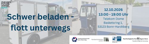 Lastenrad-Aktionstag „Schwer beladen – flott unterwegs“