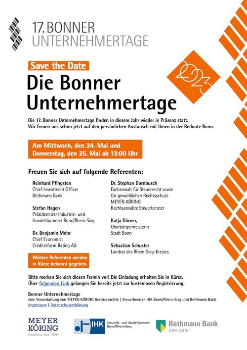 17. Bonner Unternehmertage