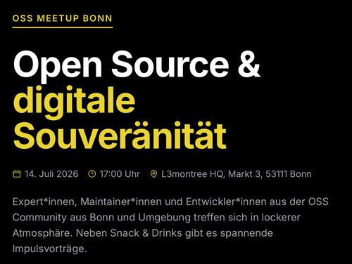 Open Source & digitale Souveränität