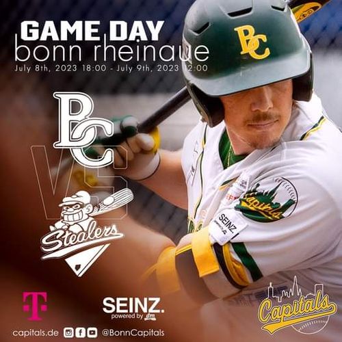 Baseball: Bonn Capitals vs Hamburg Stealers (Spiel 2)