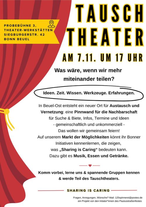 Tauschtheater - teilen und feiern