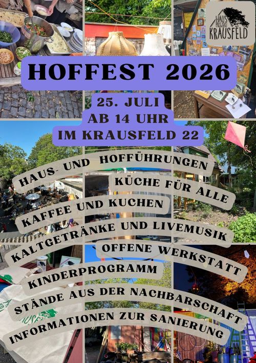 Hoffest im Hausprojekt Krausfeld