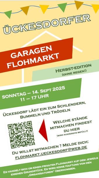 Ückesdorfer Garagenflohmarkt