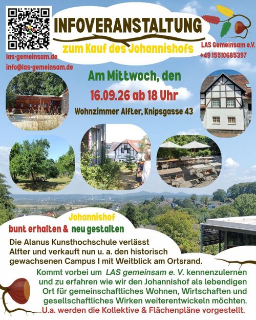 Infoveranstaltung zum Kauf des Johannishofs