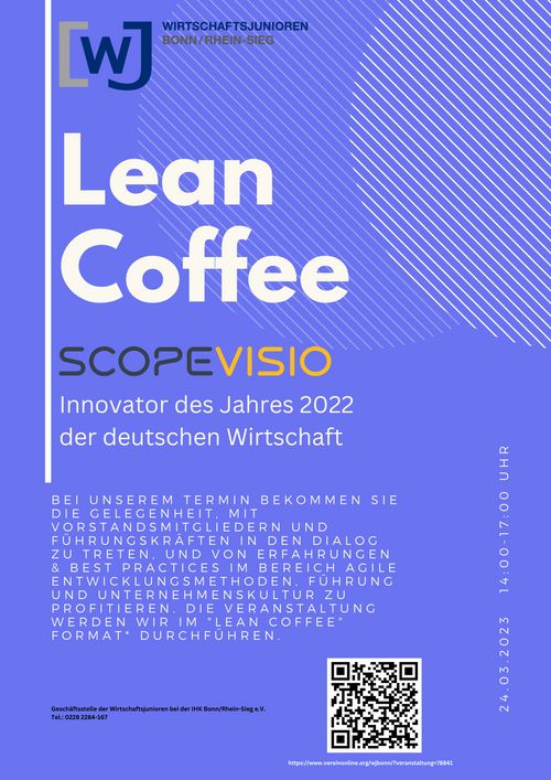 Lean Coffee mit Scopevisio AG als Innovator des Jahres 2022