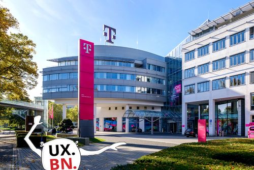 Bonner UX Meetup – UXBN.

Foto des Telekom Gebäudes. UX.BN. Logo.