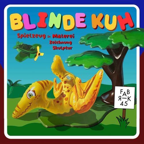 Poster für die Ausstellung "Blinde Kuh"