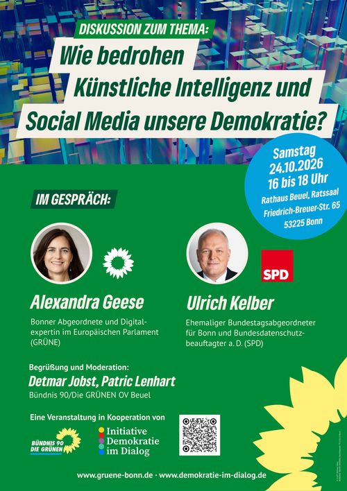 Wie bedrohen künstliche Intelligenz und Social Media unsere Demokratie? 