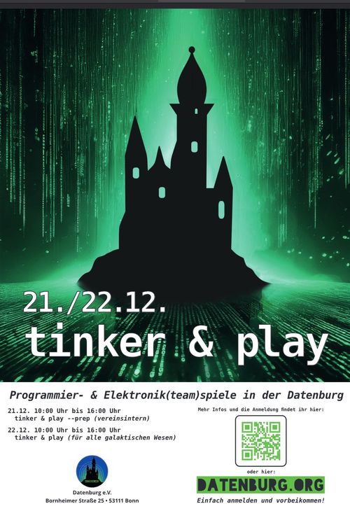 Tinker & Play – Programmier- und Elektronik(team)spiele in der Datenburg