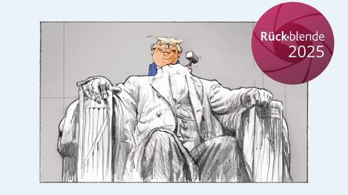Ausstellungseröffnung Die Rückblende 2025 - Der deutsche Preis für politische Fotografie mit dem Karikaturenpreis der deutschen Zeitungen