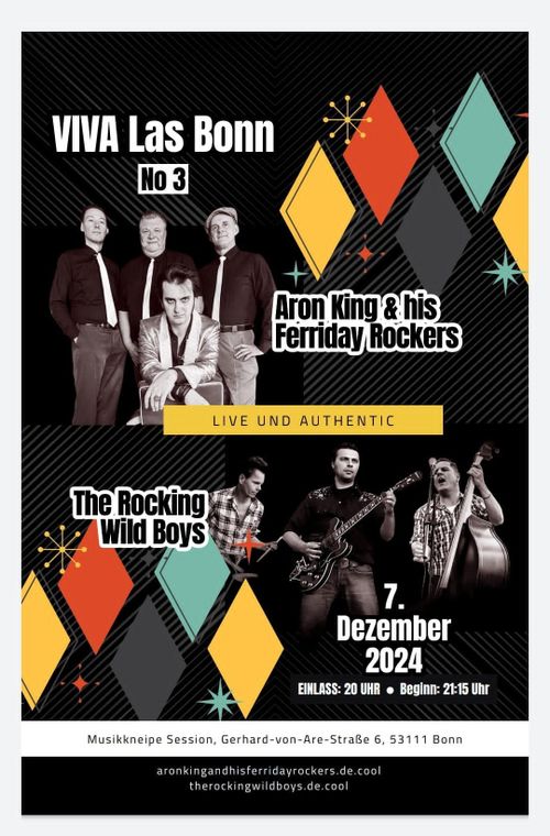 Viva Las Bonn No. 3 - Aron King & his Ferriday Rockers (Support: The Rocking Wild Boys)