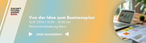 Von der Idee zum Businessplan – Vortrag mit Q&A