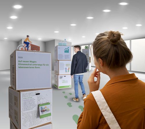 Ausstellungsrundgang: Klimaschutz in Bonn