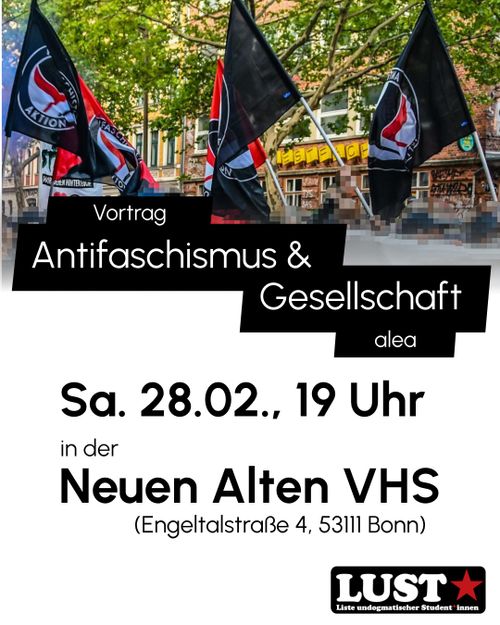 Vortrag "Antifaschismus und Gesellschaft"