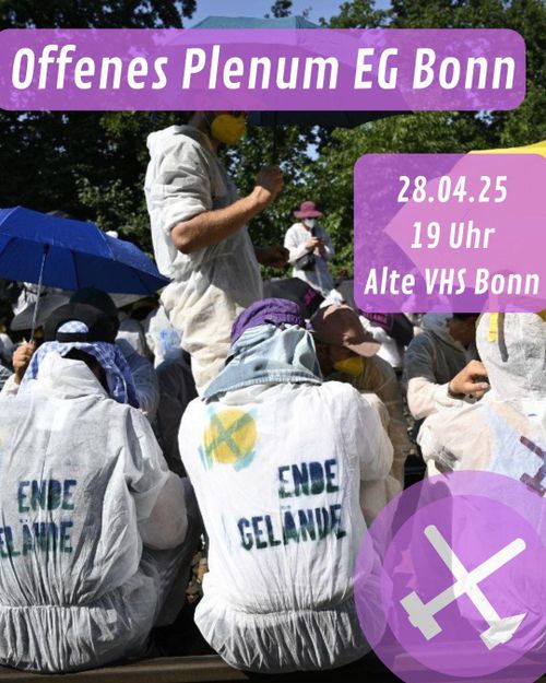 Offenes Plenum Ende Gelände Bonn 