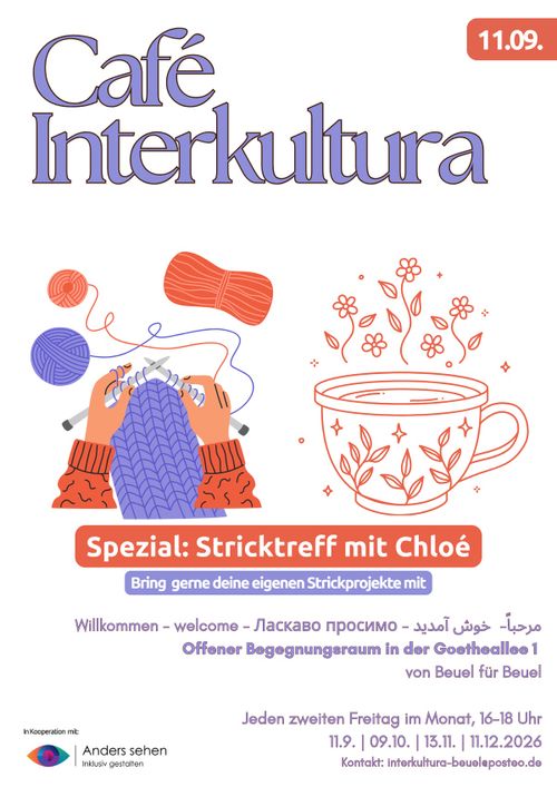 Café Interkultura in Beuel - Strick Spezial
