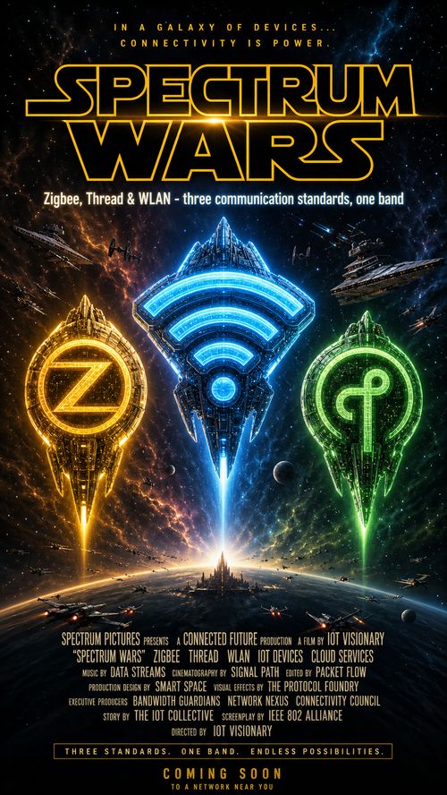 Smart-Home-Meetup, heute mit Talk: Harald Thomas spricht über Spectrum Wars, Zigbee, Thread & WLAN -- drei Standards, ein Frequenzband