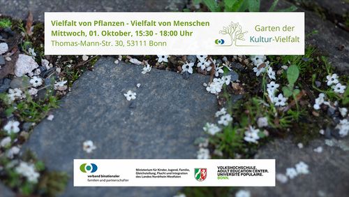 Vielfalt von Pflanzen - Vielfalt von Menschen Entdecke Bonns geheime Gärten