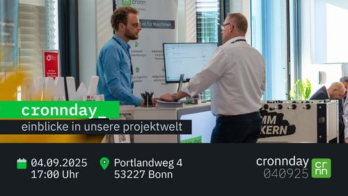 cronnday_
Einblicke in unsere Projektwelt 
