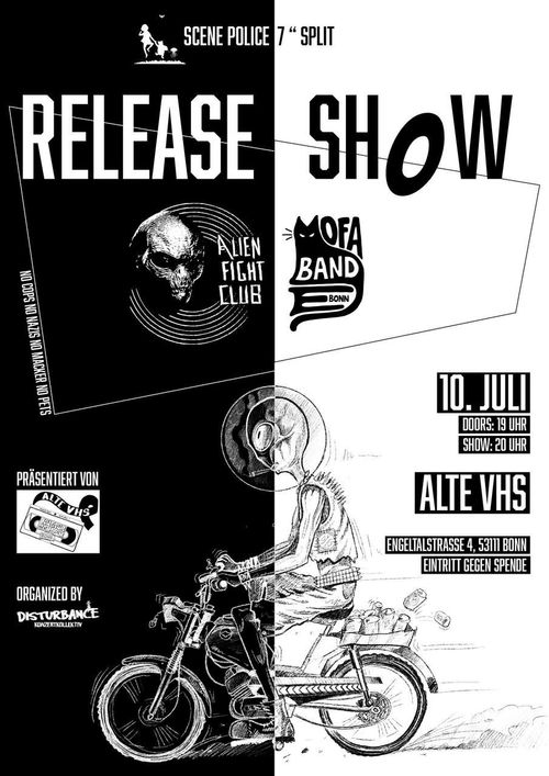 Das Disturbance Kollektiv präsentiert: Alien Fight Club und Mofabande!